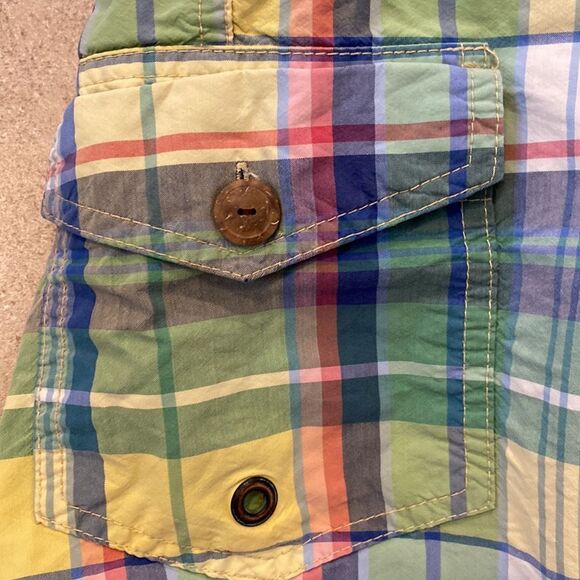 Polo by Ralph Lauren Men’s 34 Plaid Swimtrunks Pocket Embroidered Logo Mesh Line - Picture 4 of 9